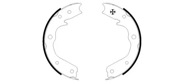 Handler.Part Brake shoe set, parking brake TEXTAR 91059200 1