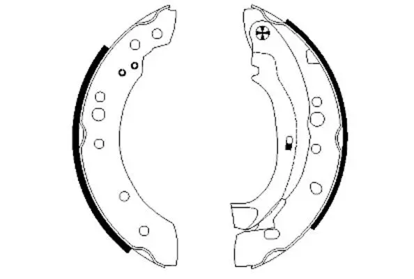 Handler.Part Brake shoe set TEXTAR 91059800 1