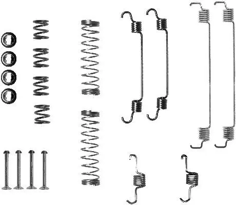 Handler.Part Accessory kit, brake shoes TEXTAR 97031200 1