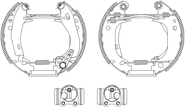 Handler.Part Brake shoe set TEXTAR 84030300 1