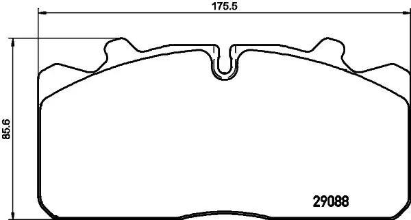 Handler.Part Brake pad set, disc brake TEXTAR 2908824 1