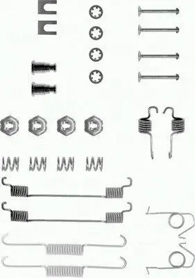 Handler.Part Accessory kit, brake shoes TEXTAR 97000900 1