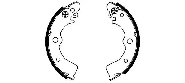 Handler.Part Brake shoe set TEXTAR 91045300 1