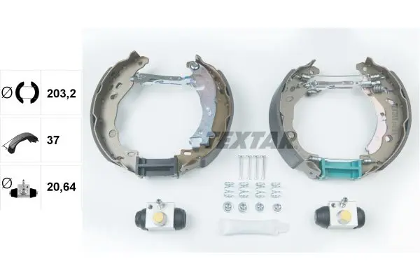 Handler.Part Brake shoe set TEXTAR 84061600 2