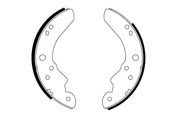 Handler.Part Brake shoe set TEXTAR 91027500 1