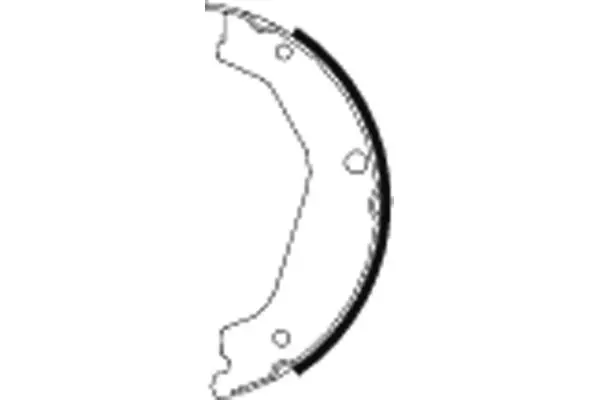 Handler.Part Brake shoe set, parking brake TEXTAR 91068400 1