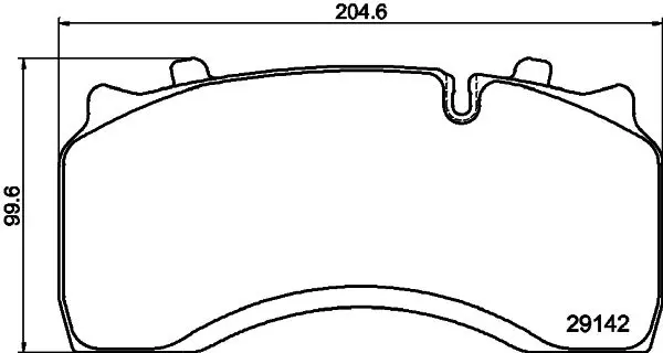 Handler.Part Brake pad set, disc brake TEXTAR 2914204 1