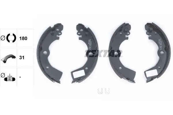 Handler.Part Brake shoe set TEXTAR 91045300 2