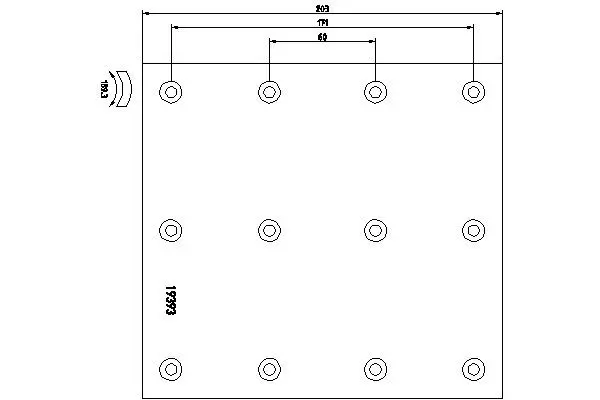 Handler.Part Brake lining kit, drum brake TEXTAR 1939308 1