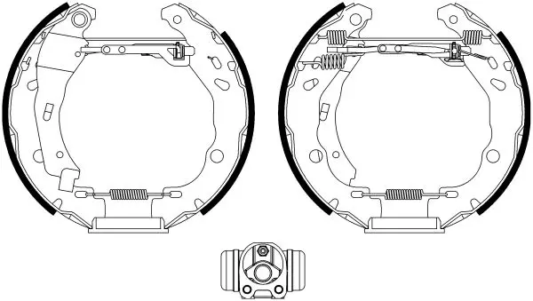 Handler.Part Brake shoe set TEXTAR 84060201 1