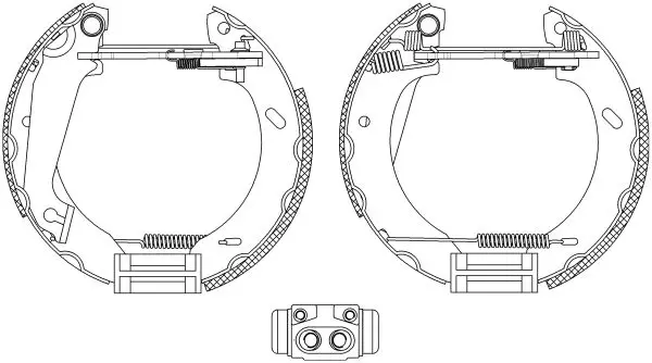 Handler.Part Brake shoe set TEXTAR 84043800 1