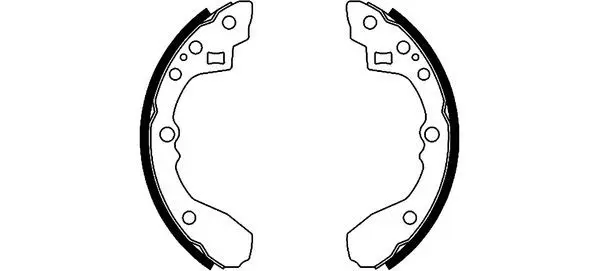 Handler.Part Brake shoe set TEXTAR 91056100 1