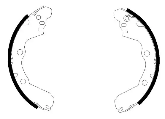 Handler.Part Brake shoe set TEXTAR 91047500 1