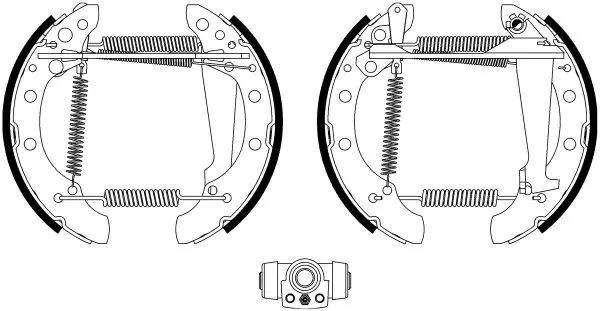 Handler.Part Brake shoe set TEXTAR 84018302 1