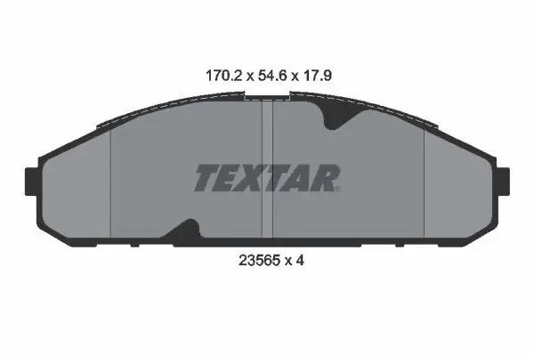 Handler.Part Brake pad set, disc brake TEXTAR 2356501 1