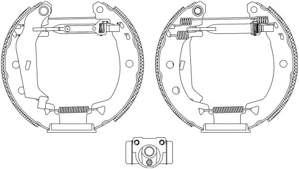 Handler.Part Brake shoe set TEXTAR 84038600 1