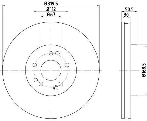 Handler.Part Brake disc TEXTAR 92064000 1