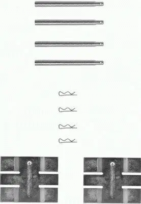 Handler.Part Accessory kit, disc brake pads TEXTAR 82013900 1