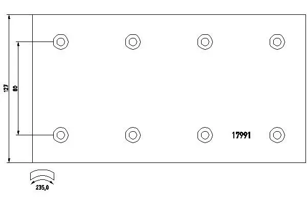 Handler.Part Brake lining kit, drum brake TEXTAR 1799101 1