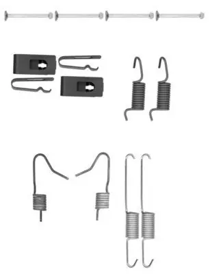 Handler.Part Accessory kit, parking brake shoes TEXTAR 97036900 1