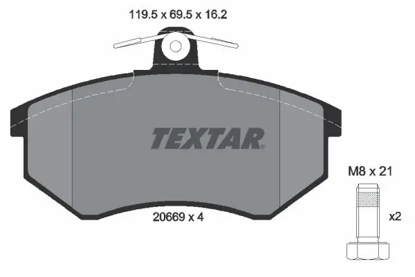 Handler.Part Brake master cylinder TEXTAR 33046500 1