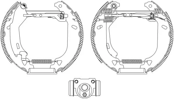 Handler.Part Brake shoe set TEXTAR 84049101 1