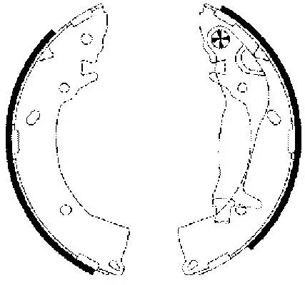 Handler.Part Brake shoe set TEXTAR 91063300 1