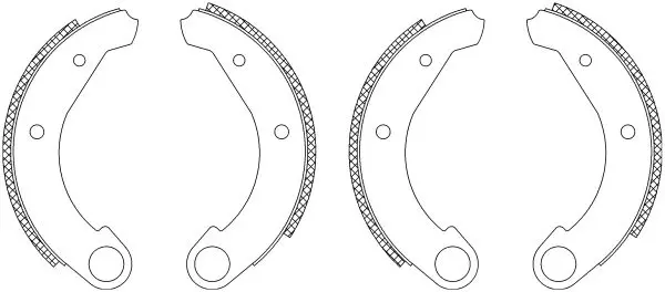 Handler.Part Brake shoe set TEXTAR 83000200 1