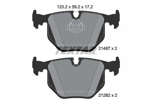 Handler.Part Brake pad set, disc brake TEXTAR 2148781 1