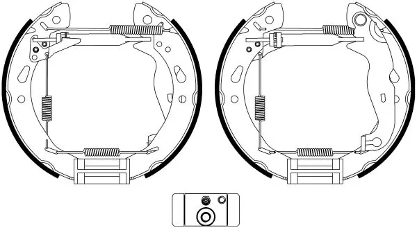 Handler.Part Brake shoe set TEXTAR 84069200 1