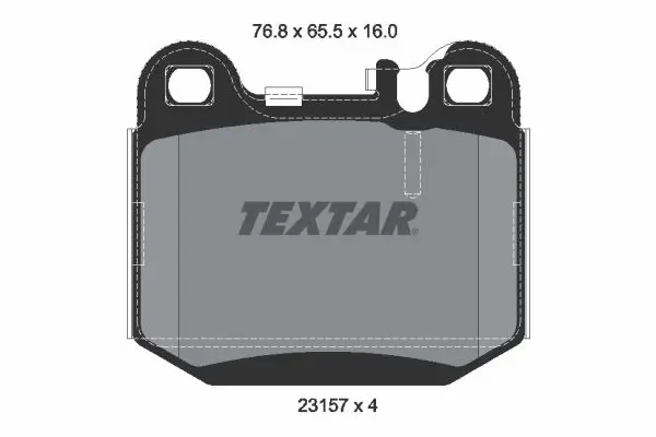 Handler.Part Brake pad set, disc brake TEXTAR 2315702 1