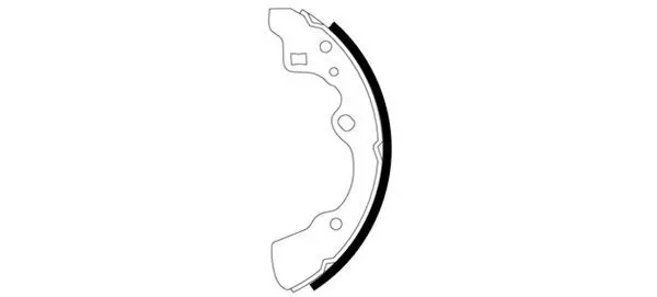 Handler.Part Brake shoe set TEXTAR 91040000 1