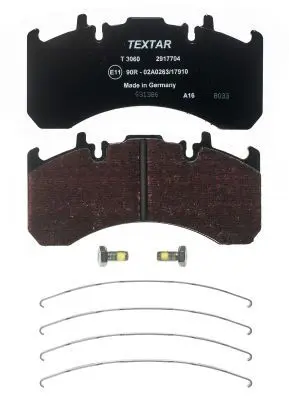 Handler.Part Brake pad set, disc brake TEXTAR 2917704 1