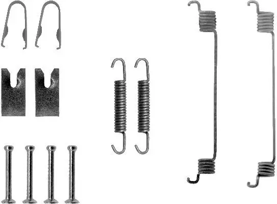 Handler.Part Accessory kit, brake shoes TEXTAR 97015500 1