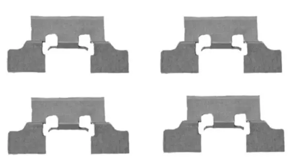 Handler.Part Accessory kit, disc brake pads TEXTAR 82506700 1