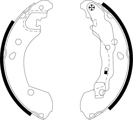 Handler.Part Brake shoe set TEXTAR 91062600 1