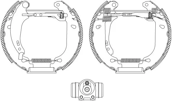 Handler.Part Brake shoe set TEXTAR 84053800 1