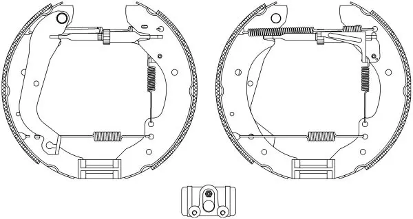 Handler.Part Brake shoe set TEXTAR 84015701 1