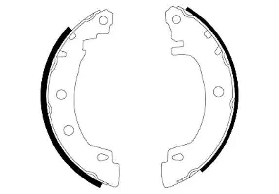 Handler.Part Brake shoe set TEXTAR 91049500 1