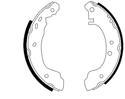 Handler.Part Brake shoe set TEXTAR 91045700 1