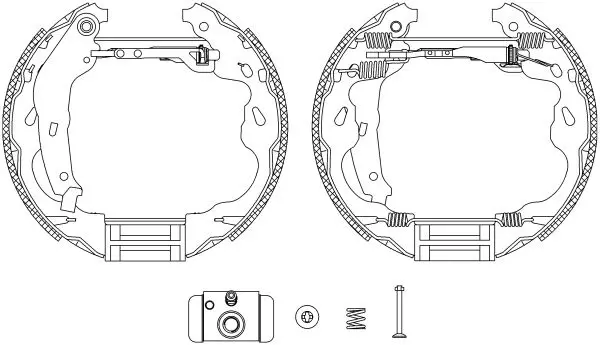 Handler.Part Brake shoe set TEXTAR 84064501 1