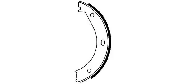 Handler.Part Brake shoe set, parking brake TEXTAR 91033400 1