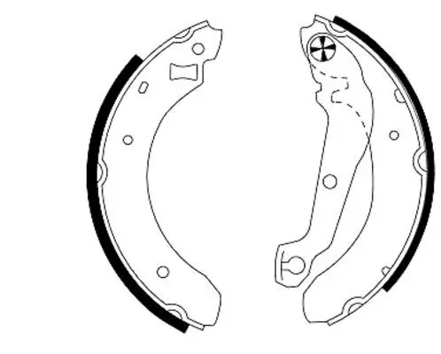 Handler.Part Brake shoe set TEXTAR 91029600 1