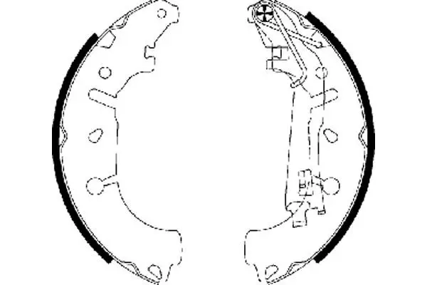 Handler.Part Brake shoe set TEXTAR 83065400 1