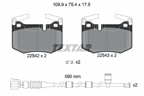 Handler.Part Brake hose TEXTAR 40004800 1