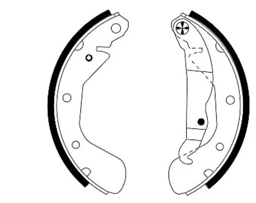 Handler.Part Brake shoe set TEXTAR 91044900 1