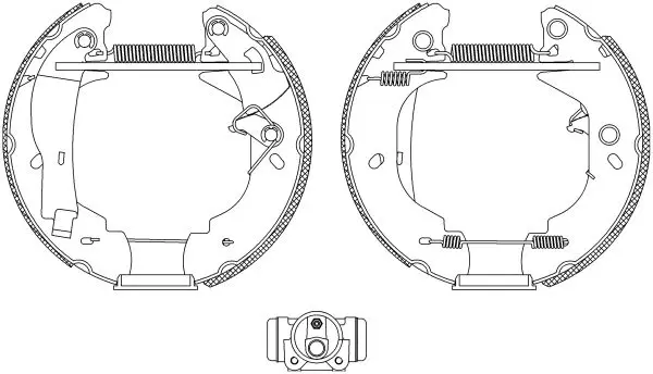 Handler.Part Brake shoe set TEXTAR 84044101 1