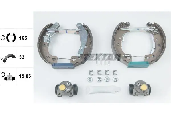 Handler.Part Brake shoe set TEXTAR 84038002 2