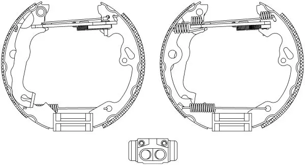 Handler.Part Brake shoe set TEXTAR 84052502 1