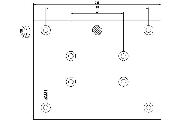 Handler.Part Brake lining kit, drum brake TEXTAR 1970715 1